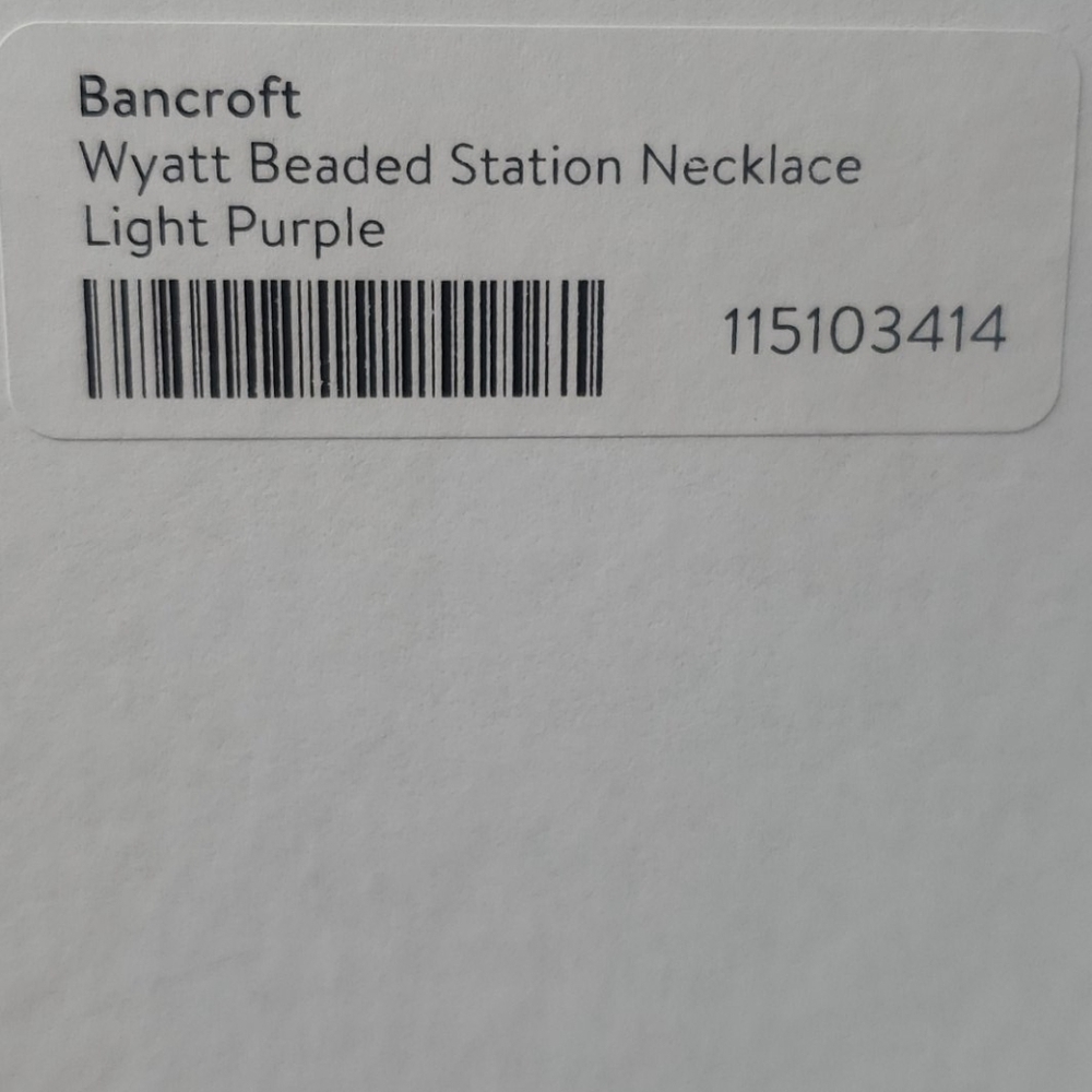 BANCROFT STITCH FIX PURPLE SILVER LONG NEC… - Picture 8 of 8